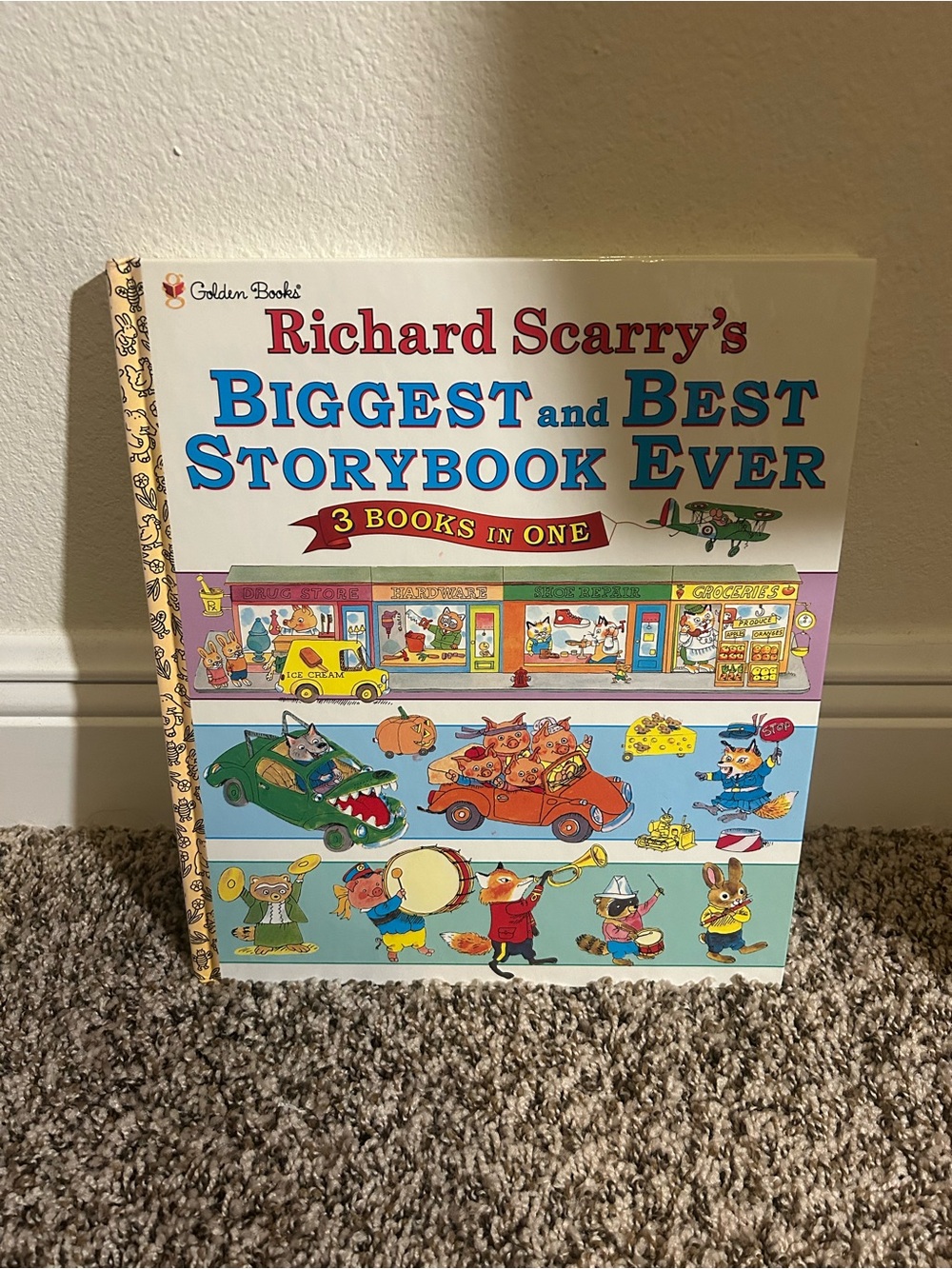 Golden Books Richard Scarry's Biggest Storybook Ever 3 Books in One